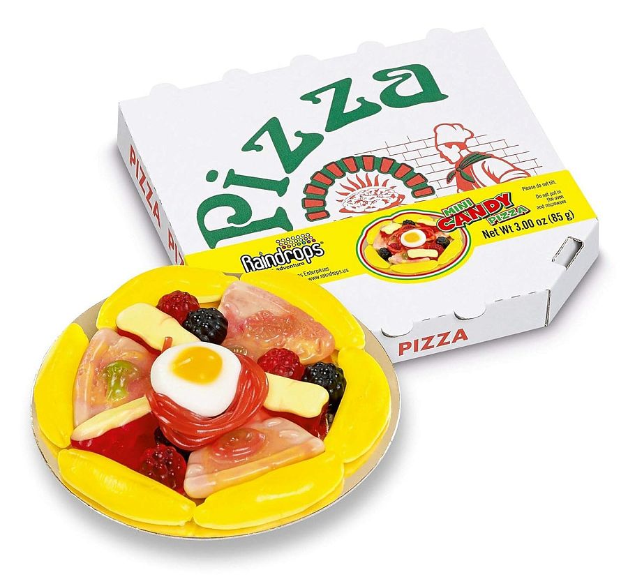 Raindrops Gummy Pizza Mini 4.5 " Single Pie
