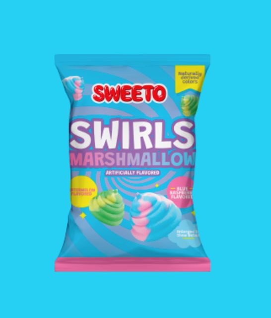 Sweeto Swirls Marshmallow Drops 3.5 oz 12 ct