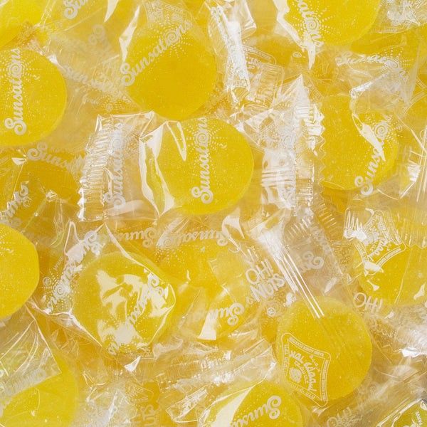 Sunsations Lemon Fruit Jell Gem Super Soft Candy Wrapped  5 lb