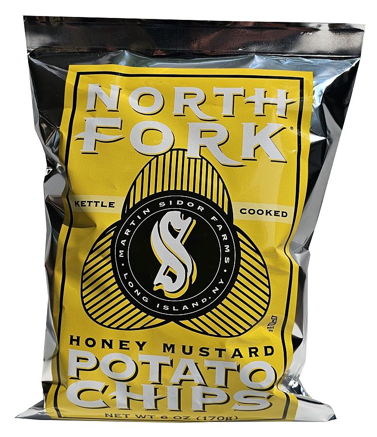 North Fork Kettle Potato Chips Honey Mustard 6oz 12ct