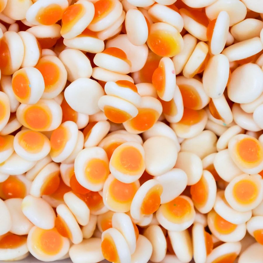 Godis Jellioo Swedish Sweet Mini Gummy Foam Oiled Eggs 2.2 lb