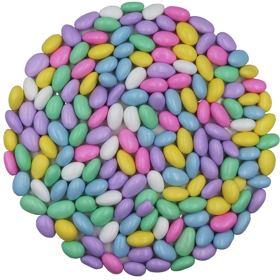Jordan Almonds Assorted Pastel Sconza 5 POUND BAG