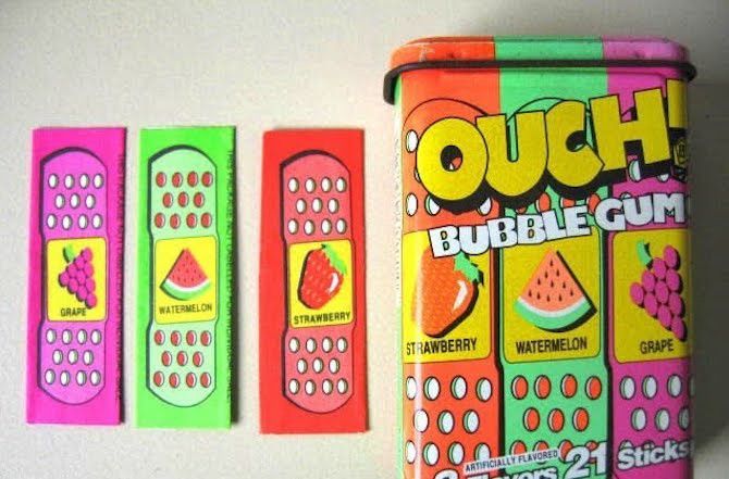 Ouch Bubble Gum 12 Ct 0.24 Oz Tray