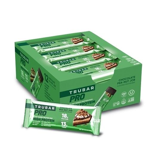 TRUBAR PRO High Protein Bar Chocolate Pea-Nut Job 2.12 oz 12ct