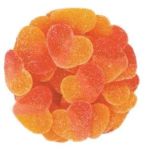 Clever 6 Lb Sour Peachy Hearts Gummy Bulk